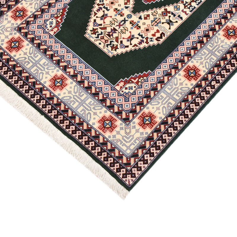 Alfombra de pasillo Alfombra Persa - Tabriz - Real - 202 x 74 cm - azul oscuro