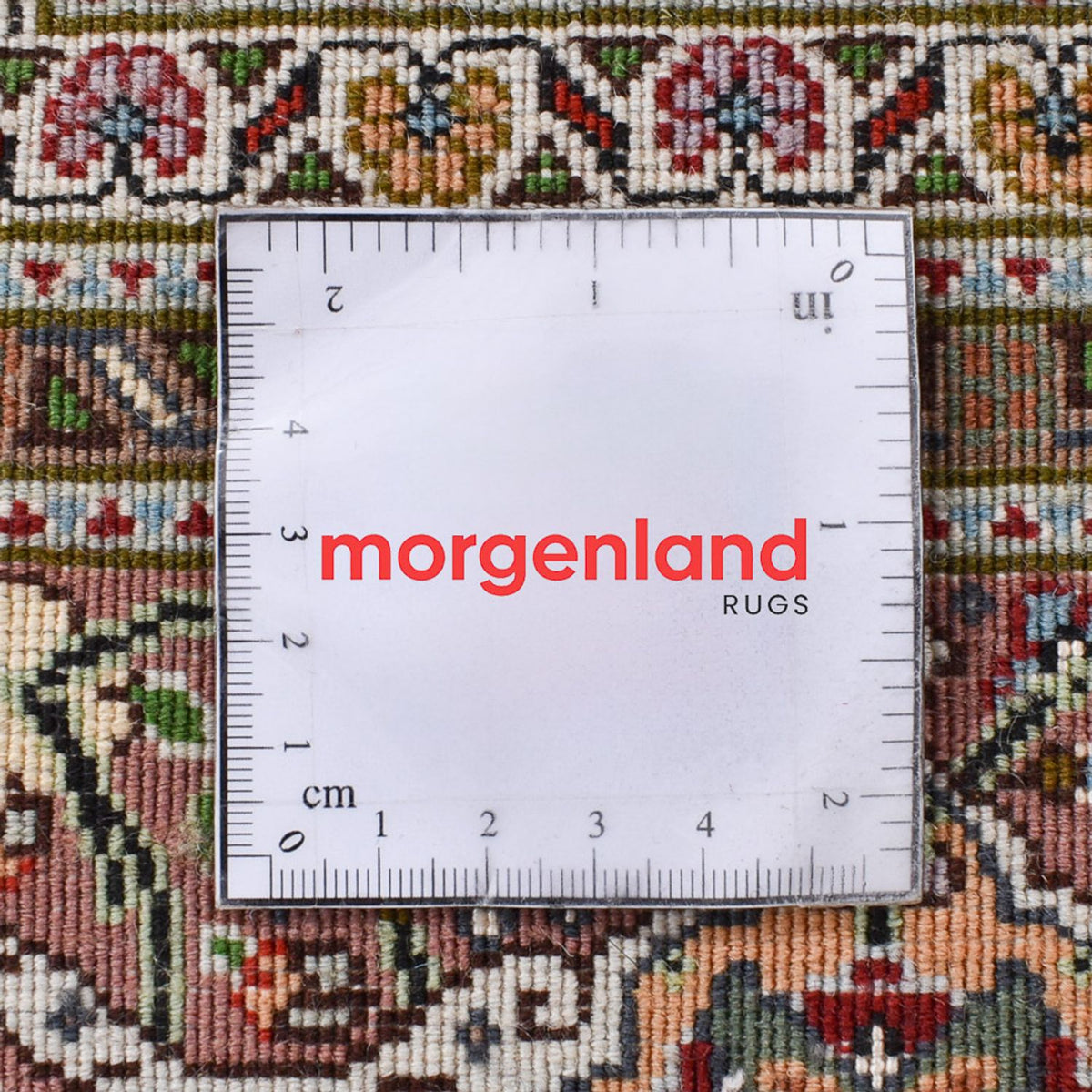 Alfombra de pasillo Alfombra Persa - Tabriz - Real - 400 x 202 cm - rojo claro