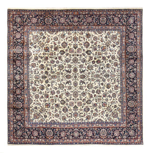 Alfombra persa - Clásica - Real cuadrado  - 410 x 394 cm - crema