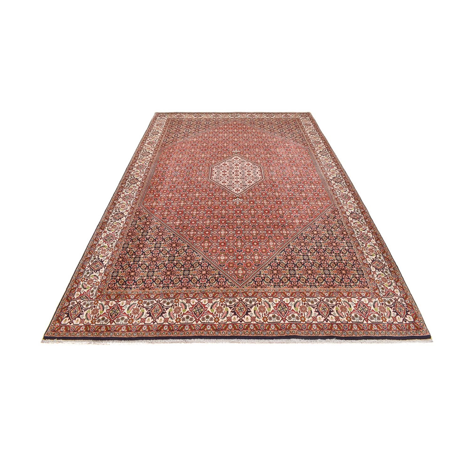 Alfombra persa - Bidjar - 397 x 246 cm - rojo