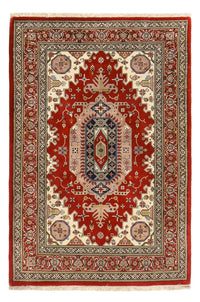 Alfombra Persa - Ghom - Royal - 204 x 137 cm - rojo
