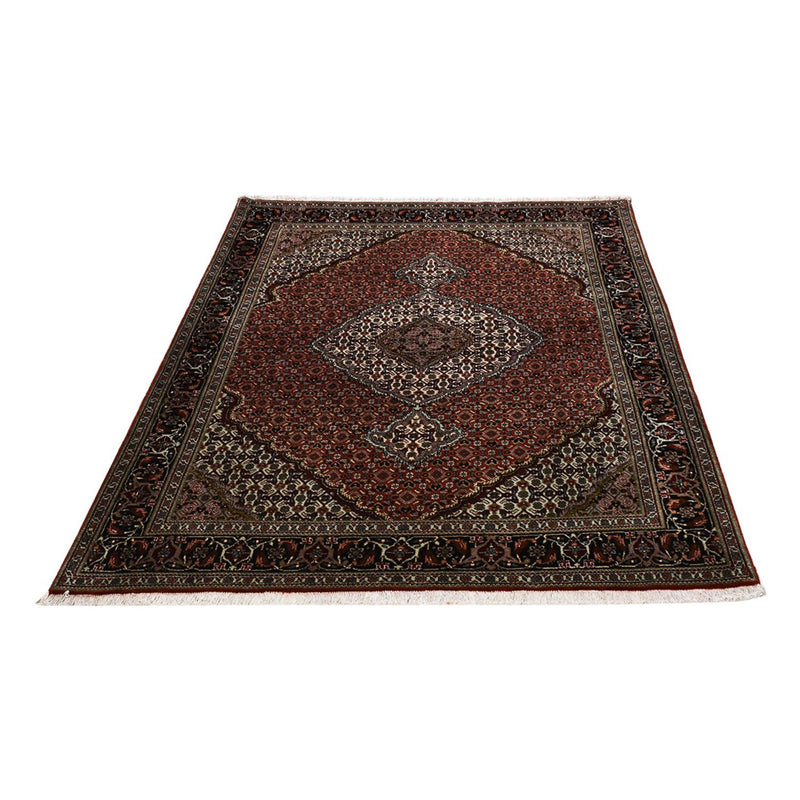 Alfombra Persa - Tabriz - Real - 203 x 150 cm - rojo oscuro