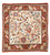 Alfombra persa - Clásica - 76 x 70 cm - multicolor
