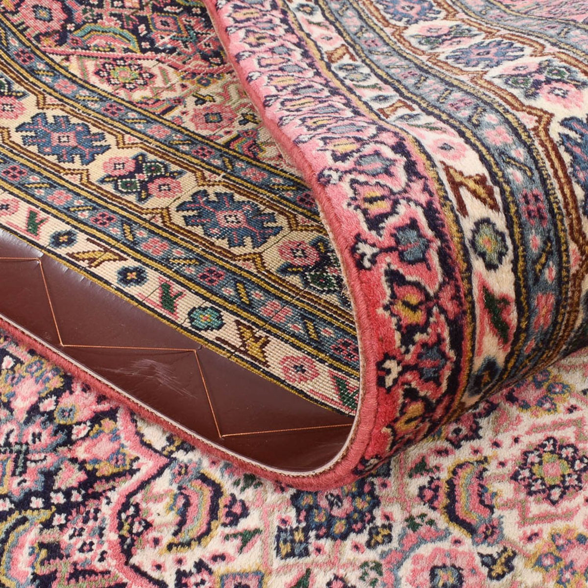 Alfombra persa - Tabriz - 227 x 158 cm - rojo claro