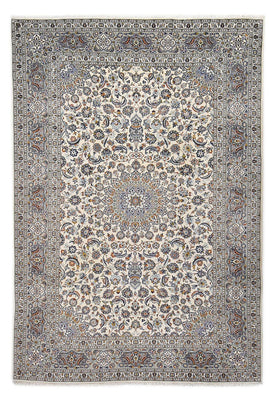 Alfombra persa - Keshan - Real - 340 x 233 cm - gris