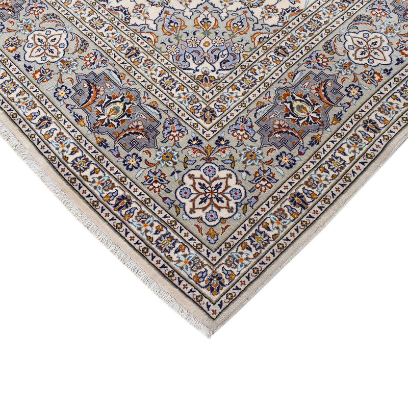 Alfombra persa - Keshan - Real - 340 x 233 cm - gris