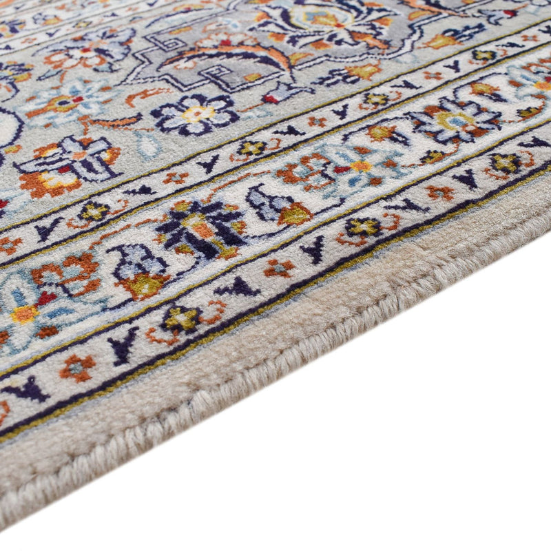 Alfombra persa - Keshan - Real - 340 x 233 cm - gris