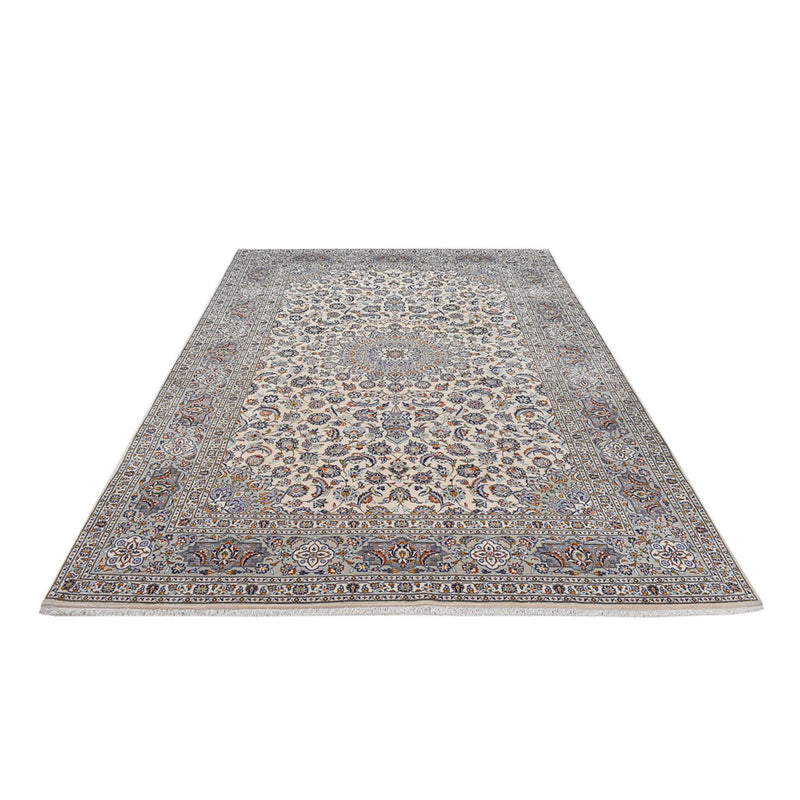 Alfombra persa - Keshan - Real - 340 x 233 cm - gris