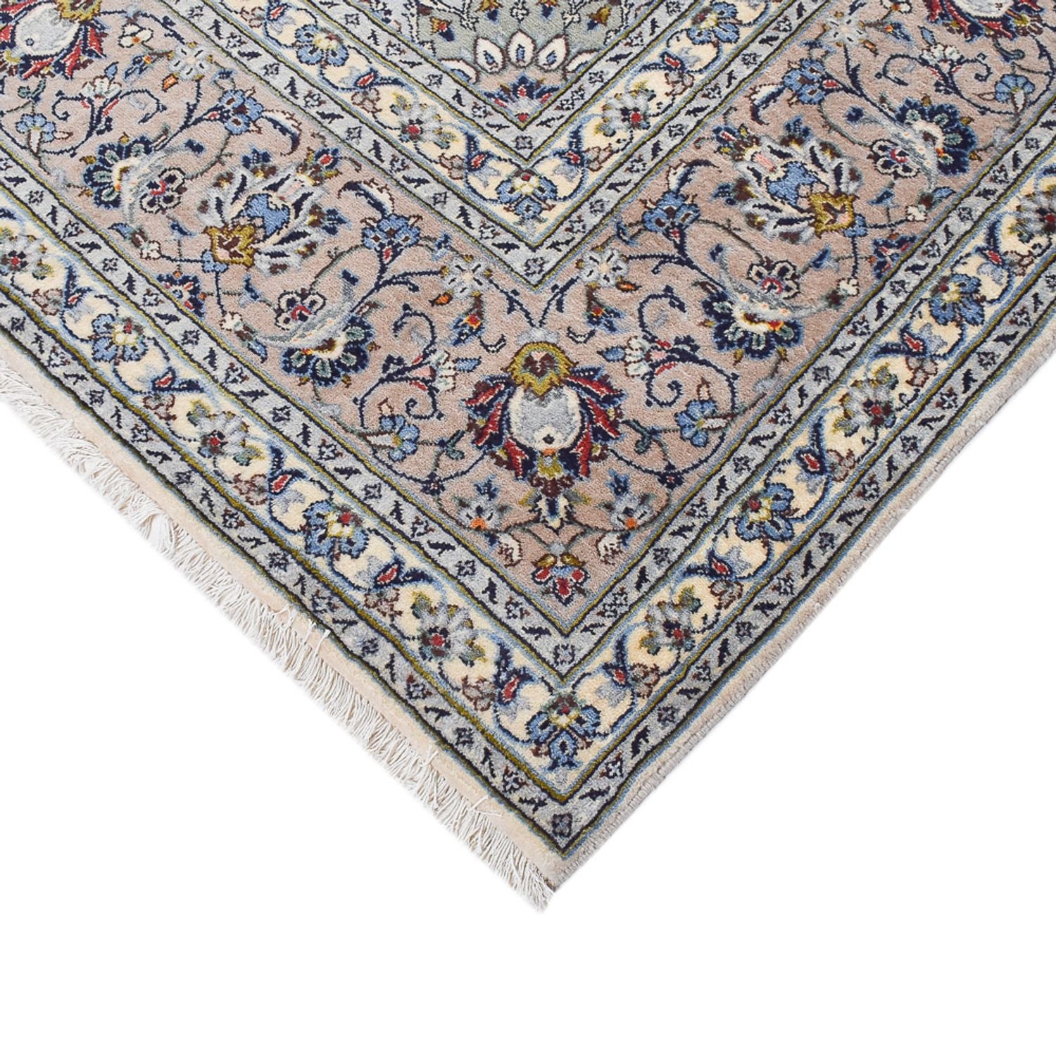 Alfombra persa - Keshan - Real - 350 x 246 cm - gris