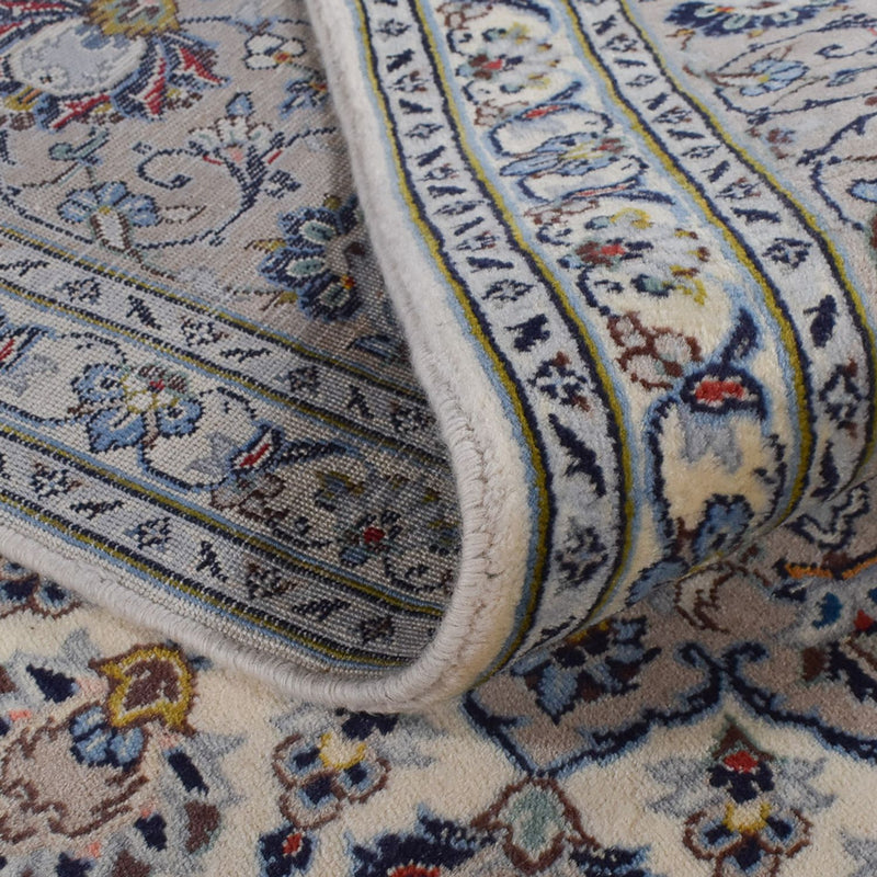 Alfombra persa - Keshan - Real - 350 x 246 cm - gris