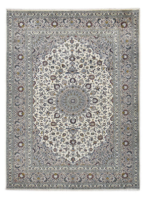 Alfombra persa - Keshan - Real - 335 x 247 cm - gris