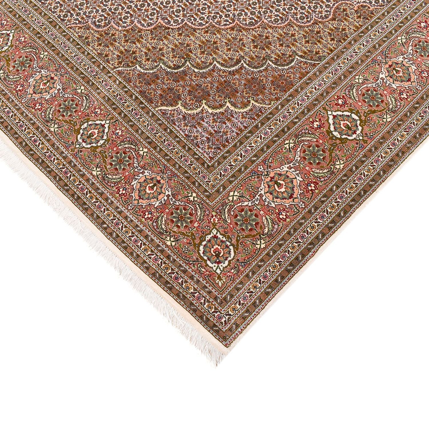 Alfombra de pasillo Alfombra Persa - Tabriz - Real - 397 x 197 cm - óxido