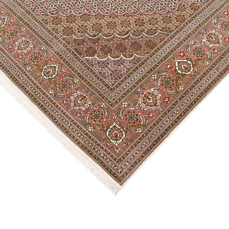 Alfombra de pasillo Alfombra Persa - Tabriz - Real - 397 x 197 cm - óxido