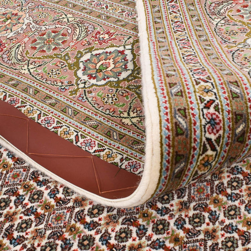 Alfombra de pasillo Alfombra Persa - Tabriz - Real - 397 x 197 cm - óxido