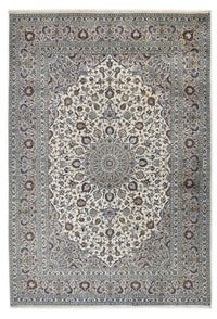 Alfombra persa - Keshan - Real - 355 x 250 cm - gris