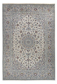Alfombra persa - Keshan - Real - 354 x 245 cm - gris