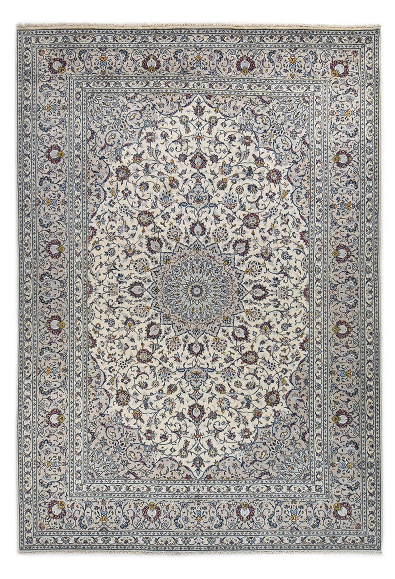 Alfombra persa - Keshan - Real - 354 x 245 cm - gris