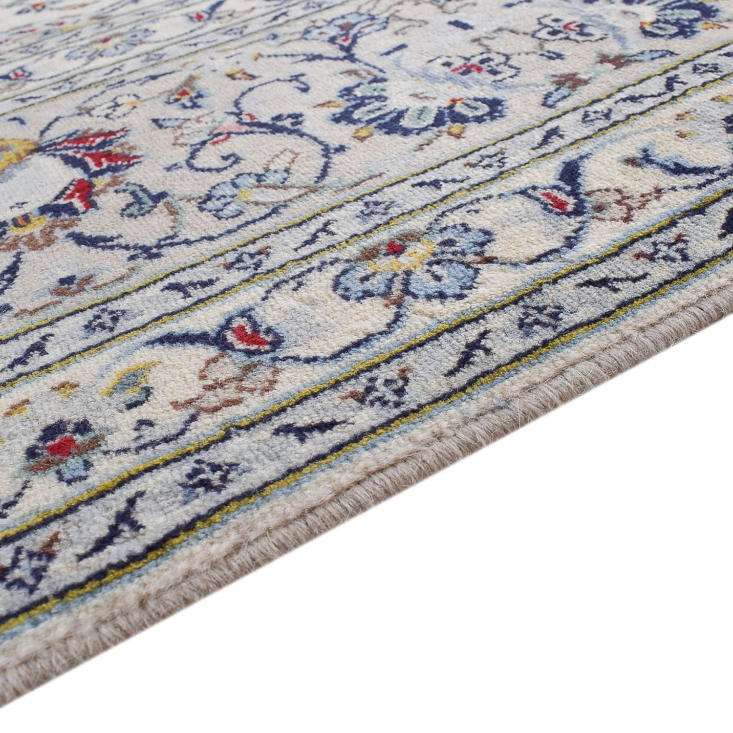 Alfombra persa - Keshan - Real - 354 x 245 cm - gris