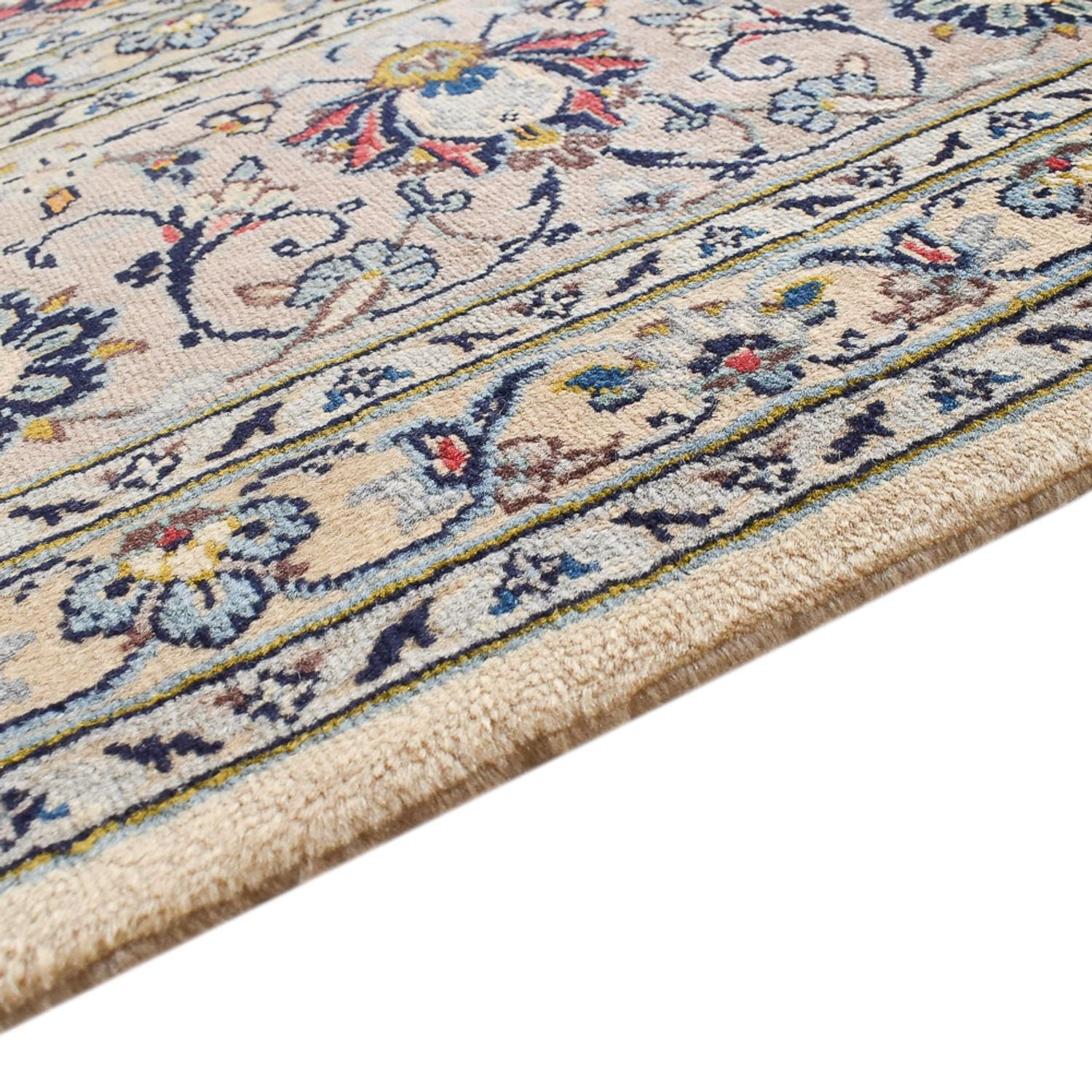 Alfombra persa - Keshan - Real - 348 x 242 cm - arena