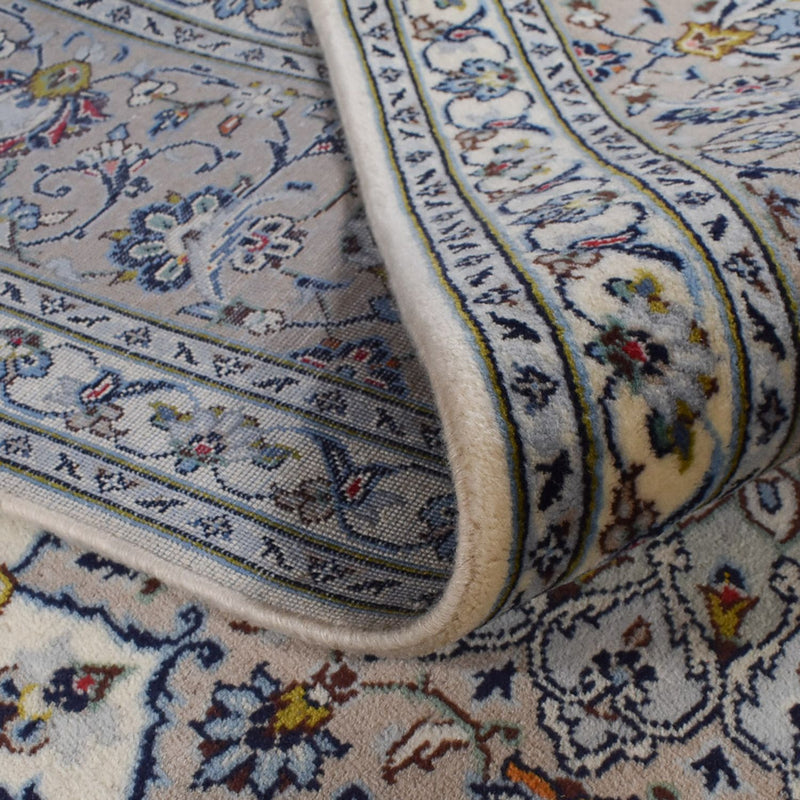 Alfombra persa - Keshan - Real - 349 x 250 cm - gris