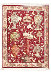 Alfombra Persa - Tabriz - Real - 92 x 63 cm - multicolor