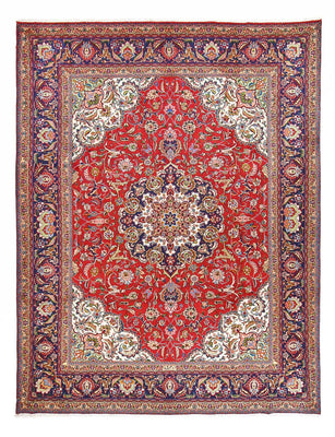 Alfombra Persa - Tabriz - Real - 390 x 298 cm - rojo