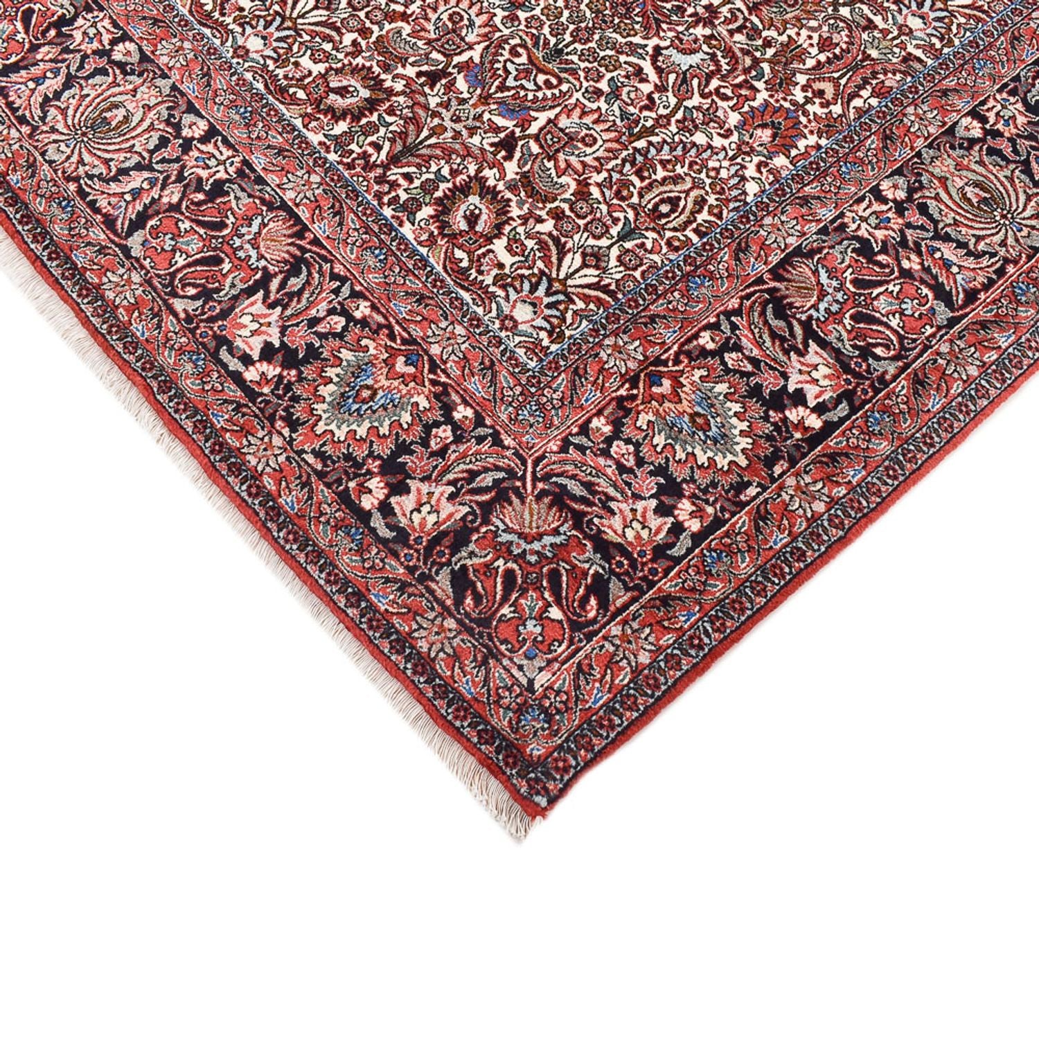 Alfombra persa - Bidjar - 340 x 258 cm - rojo claro