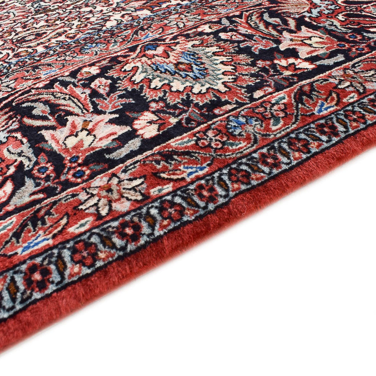 Alfombra persa - Bidjar - 340 x 258 cm - rojo claro