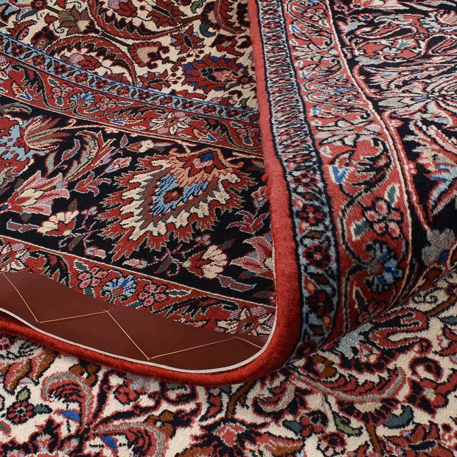 Alfombra persa - Bidjar - 340 x 258 cm - rojo claro