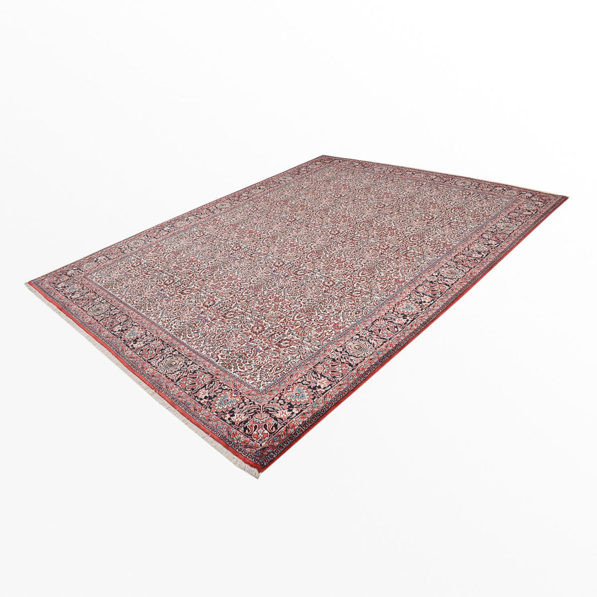 Alfombra persa - Bidjar - 340 x 258 cm - rojo claro