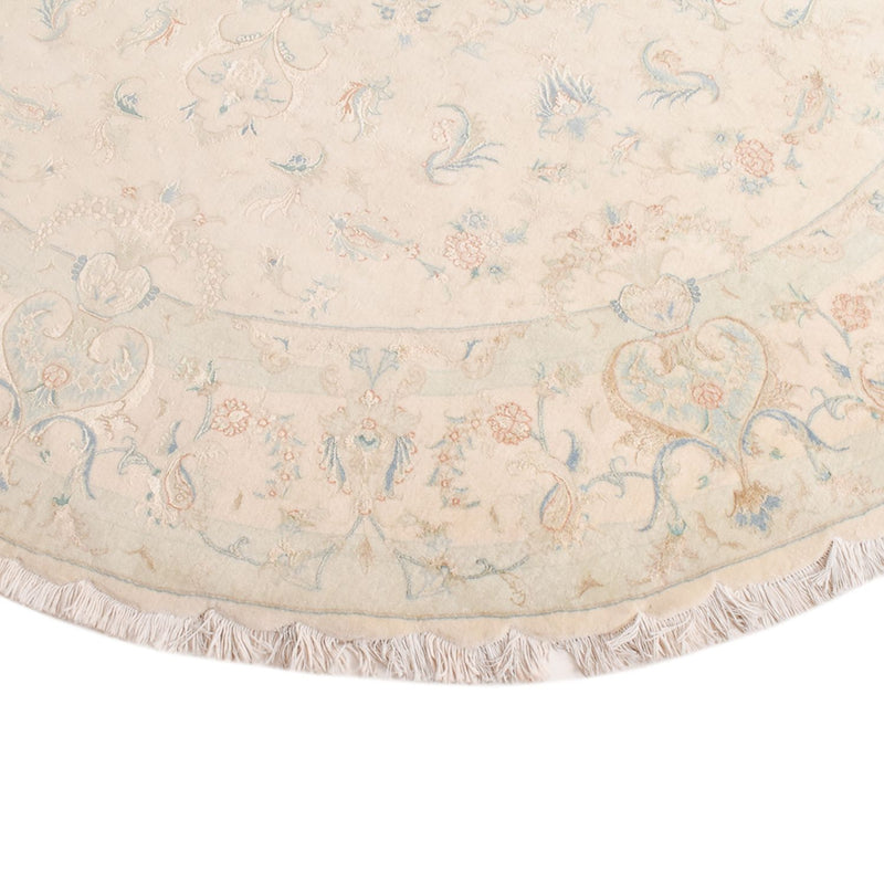 Alfombra Persa - Tabriz - Prima redondo  - 250 x 250 cm - beige