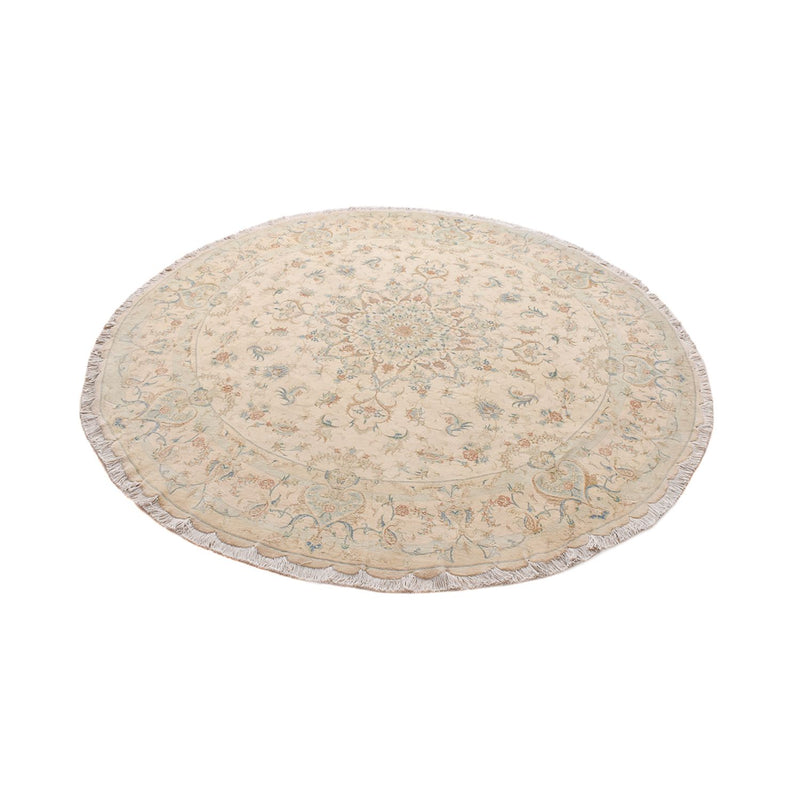 Alfombra Persa - Tabriz - Prima redondo  - 250 x 250 cm - beige