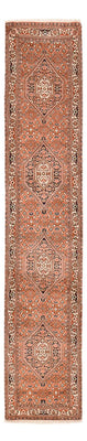 Alfombra de pasillo Alfombra persa - Bidjar - 340 x 67 cm - naranja