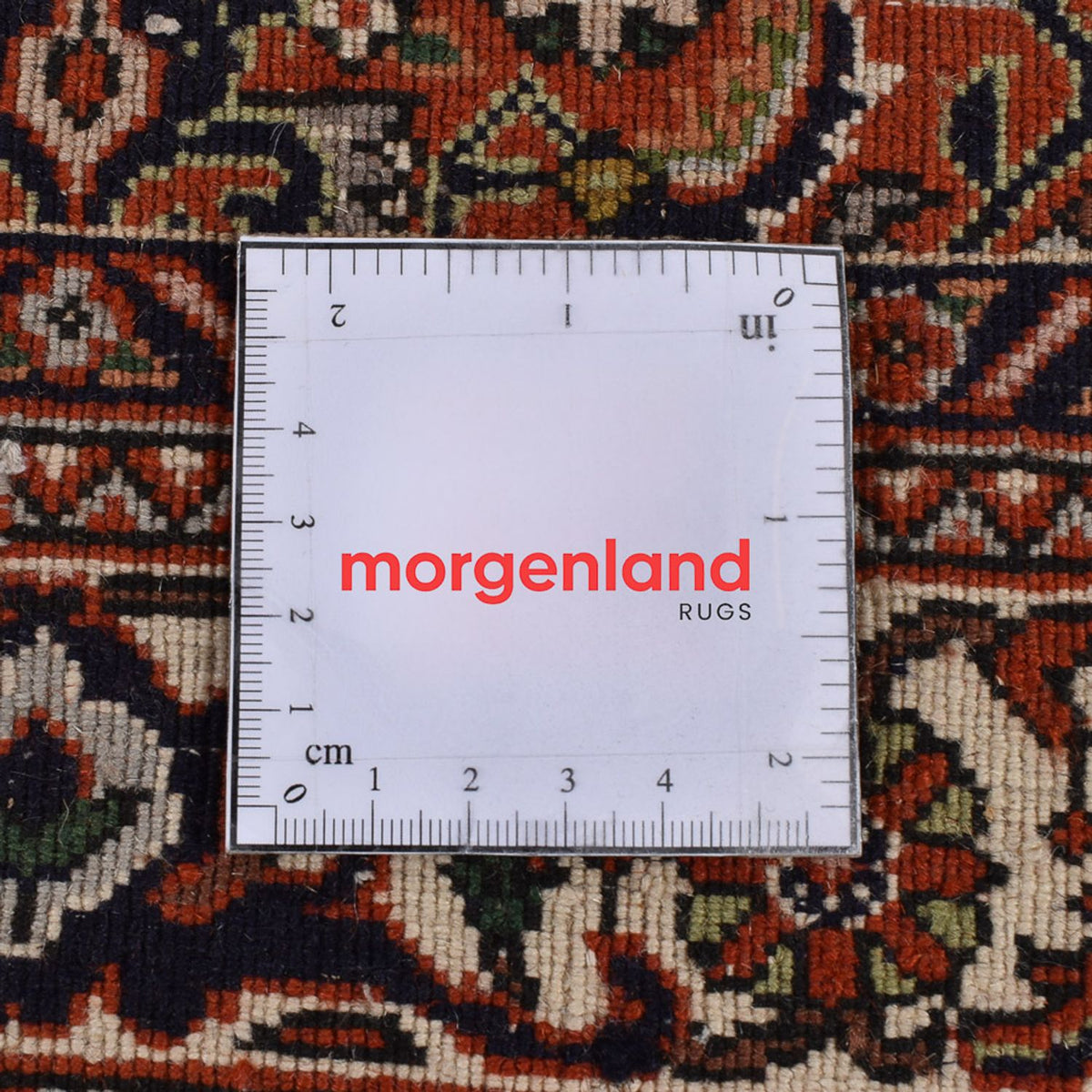 Alfombra de pasillo Alfombra persa - Bidjar - 340 x 67 cm - naranja