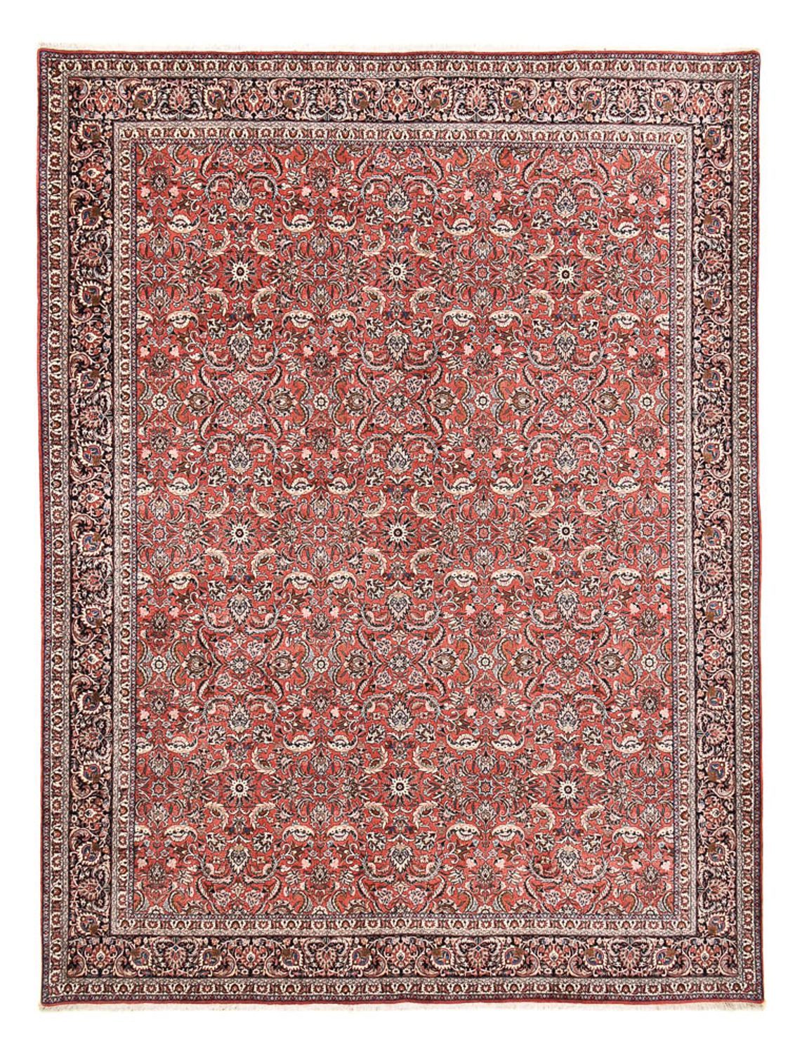 Alfombra persa - Bidjar - 402 x 304 cm - rojo claro