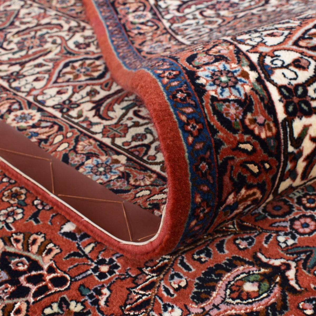 Alfombra persa - Bidjar - 410 x 310 cm - rojo claro