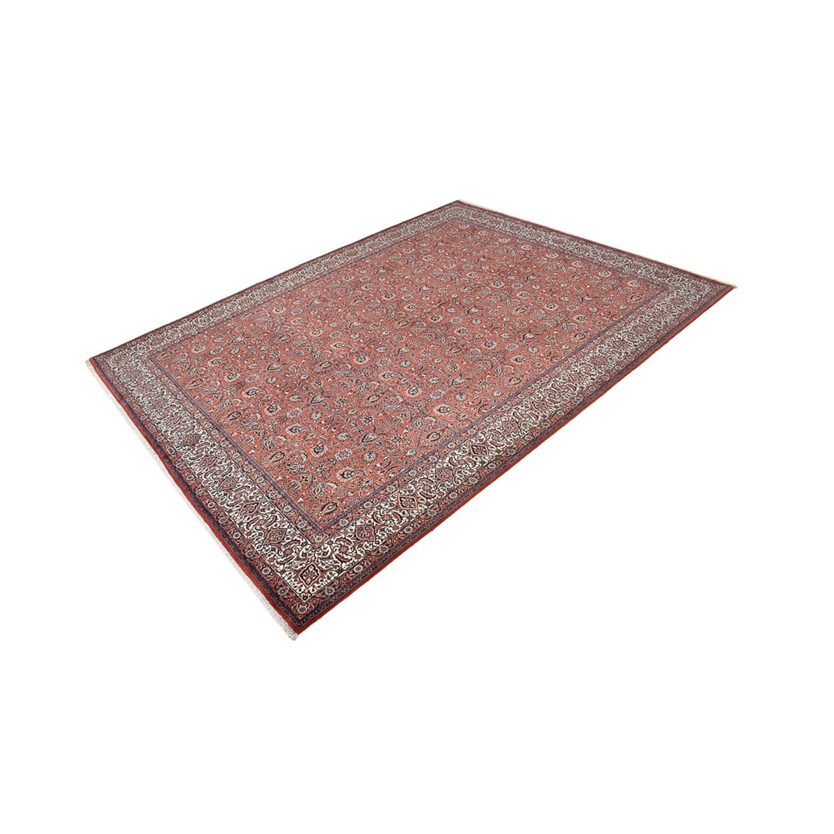 Alfombra persa - Bidjar - 410 x 310 cm - rojo claro
