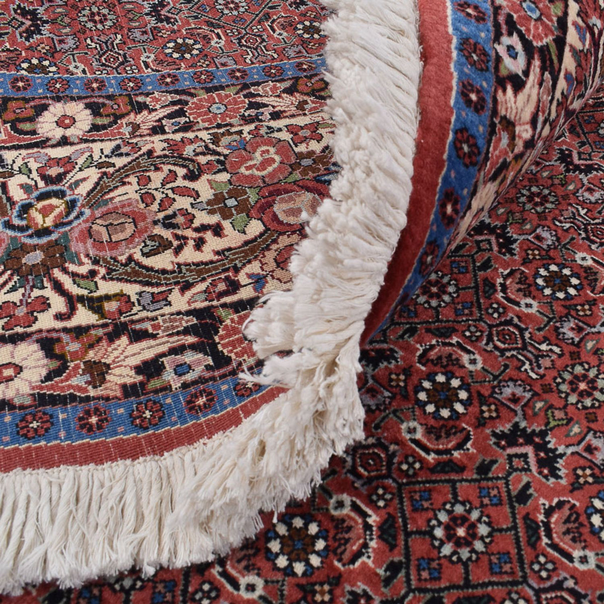 Alfombra persa - Bidjar redondo  - 300 x 300 cm - óxido