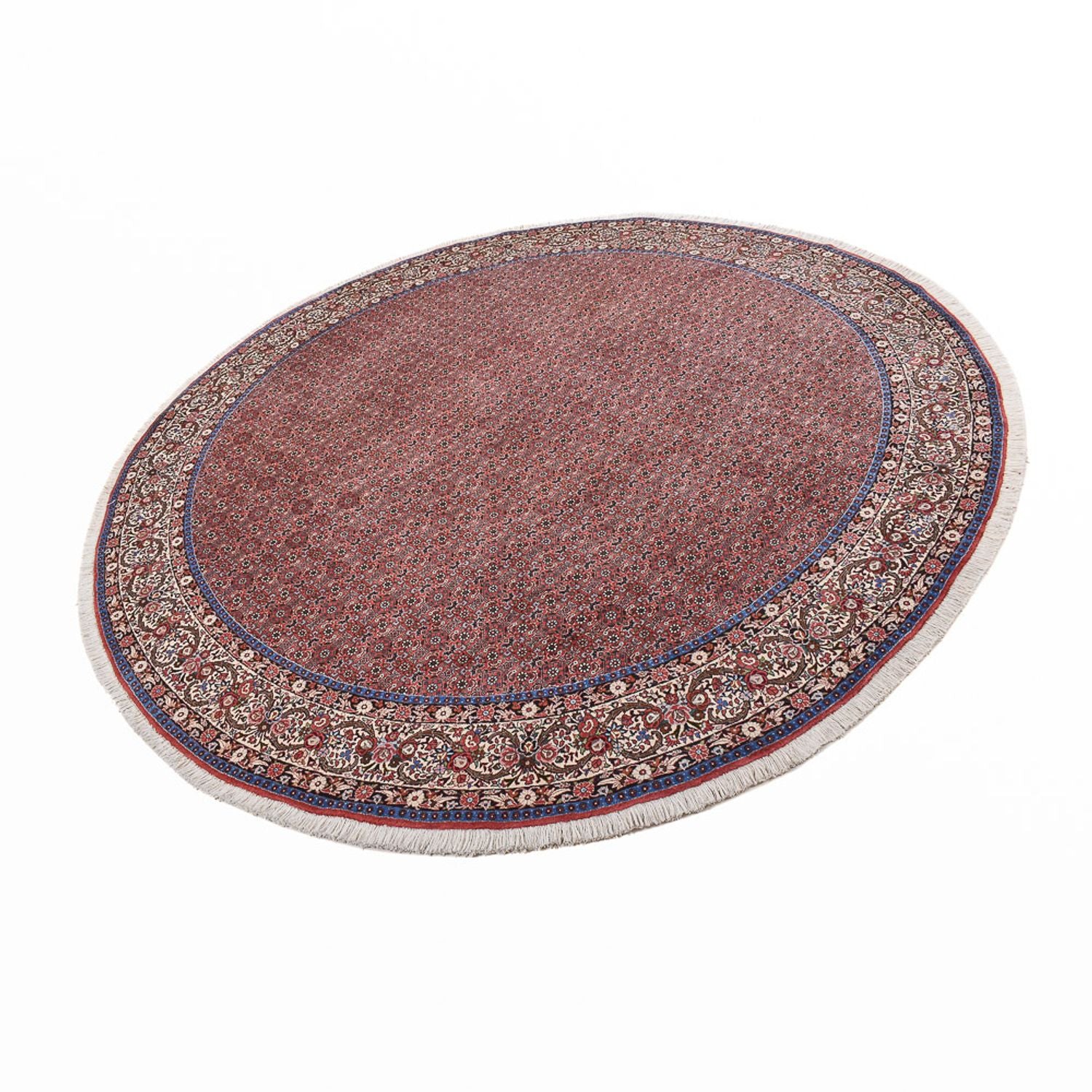 Alfombra persa - Bidjar redondo  - 300 x 300 cm - óxido