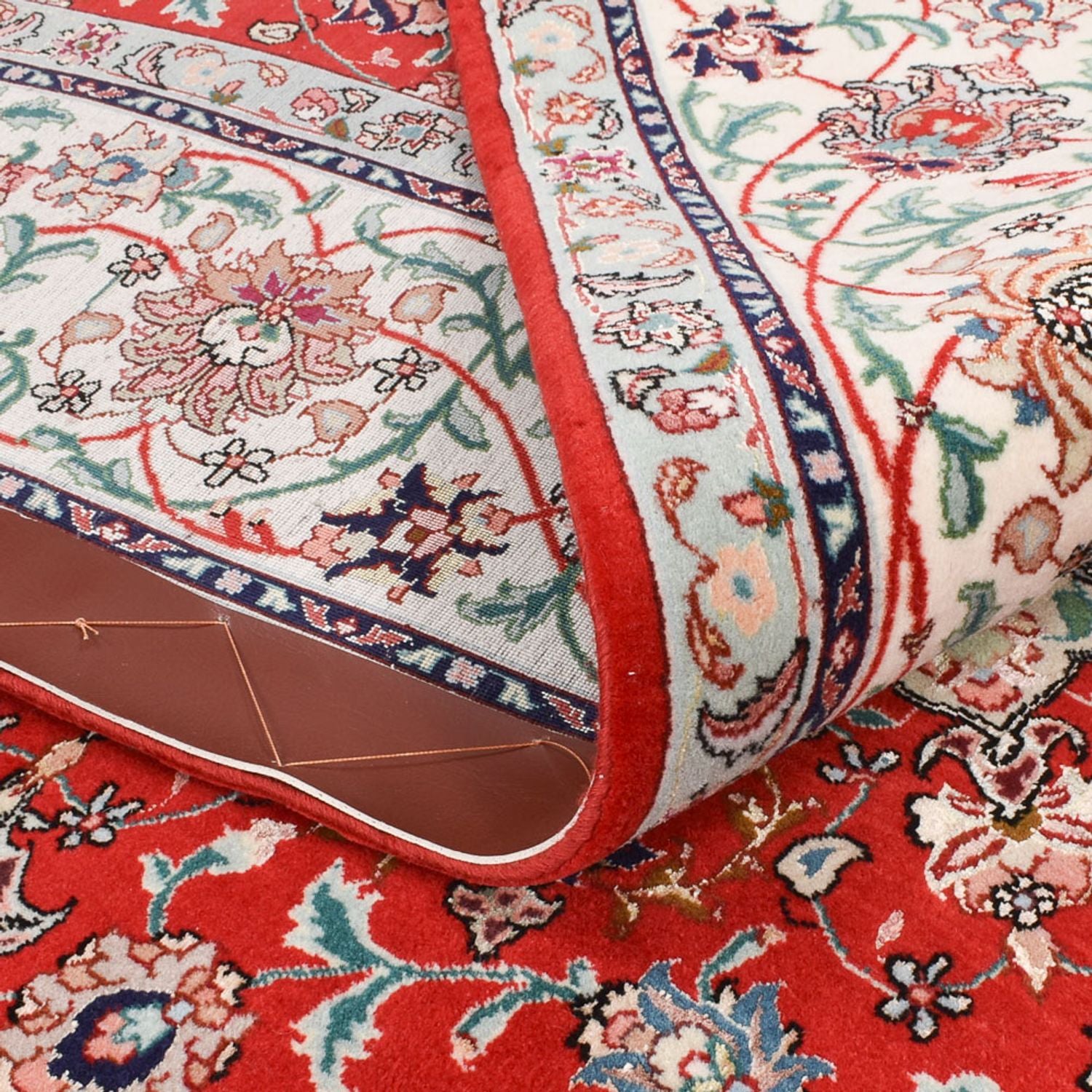 Alfombra Persa - Tabriz - Prima - 213 x 150 cm - rojo