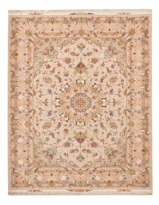 Alfombra Persa - Tabriz - Real - 203 x 150 cm - beige