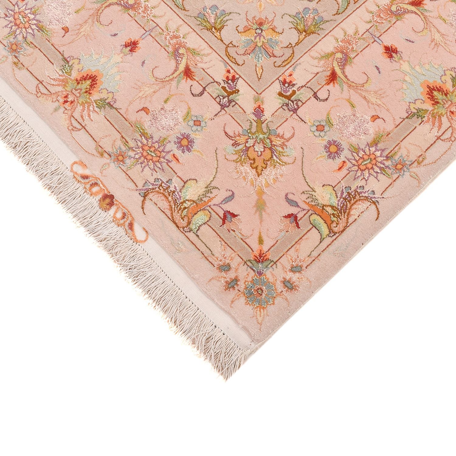 Alfombra Persa - Tabriz - Real - 203 x 150 cm - beige