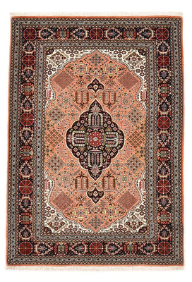 Alfombra Persa - Tabriz - Real - 147 x 103 cm - rojo claro