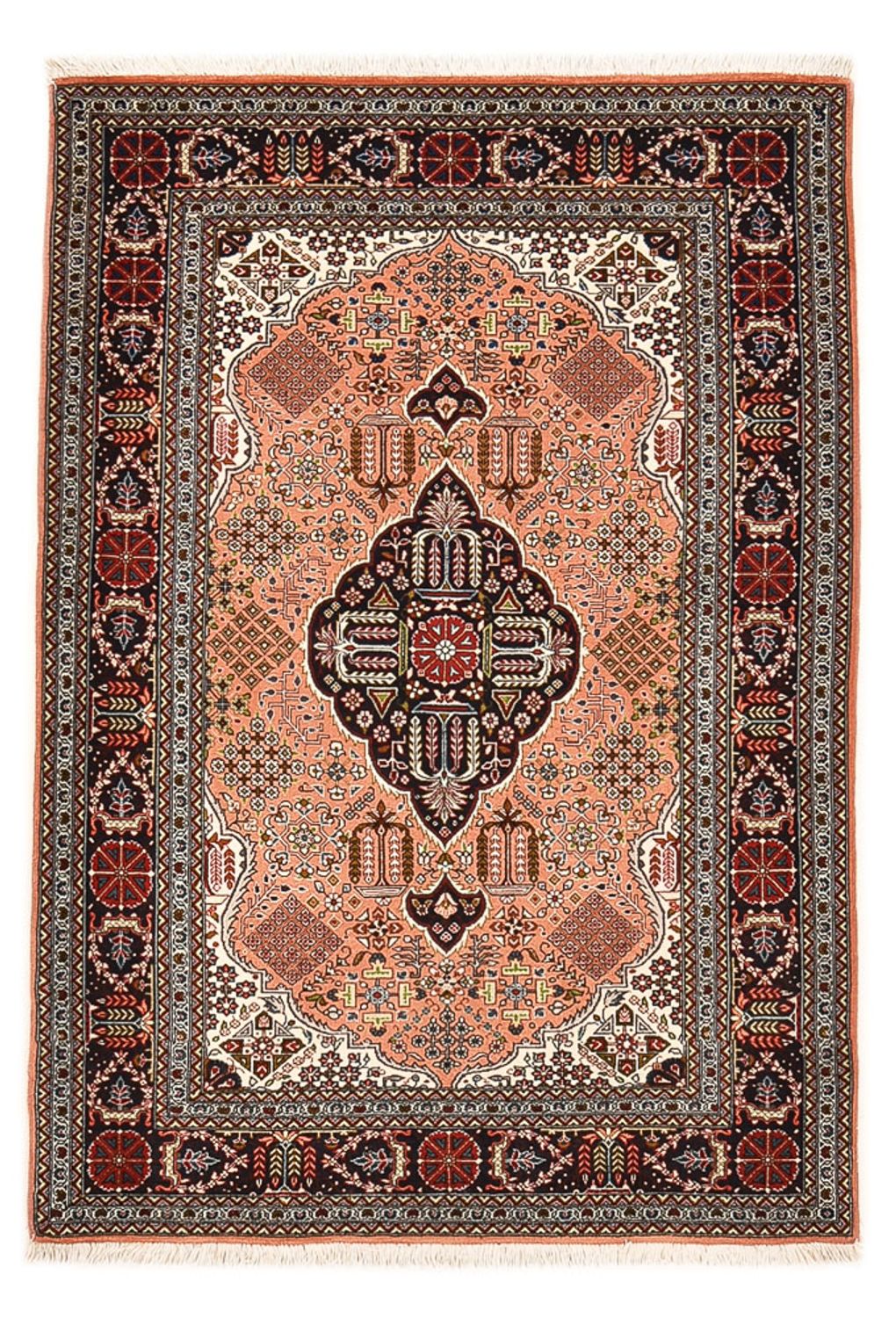 Alfombra Persa - Tabriz - Real - 147 x 103 cm - rojo claro