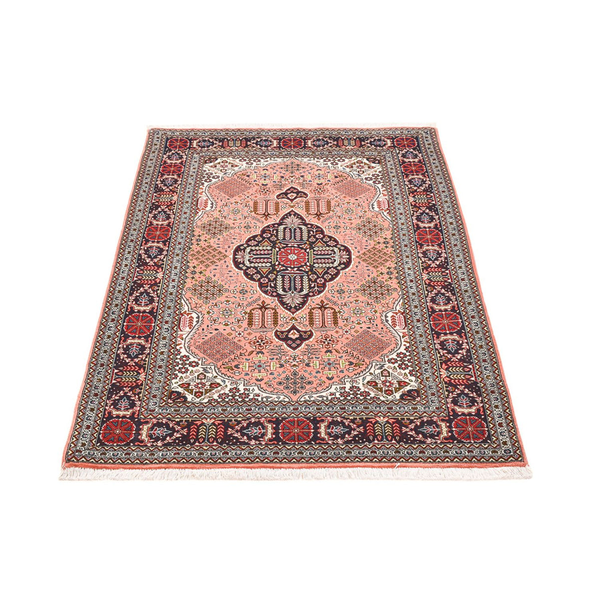 Alfombra Persa - Tabriz - Real - 147 x 103 cm - rojo claro