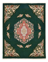 Alfombra Persa - Tabriz - Real - 250 x 200 cm - verde