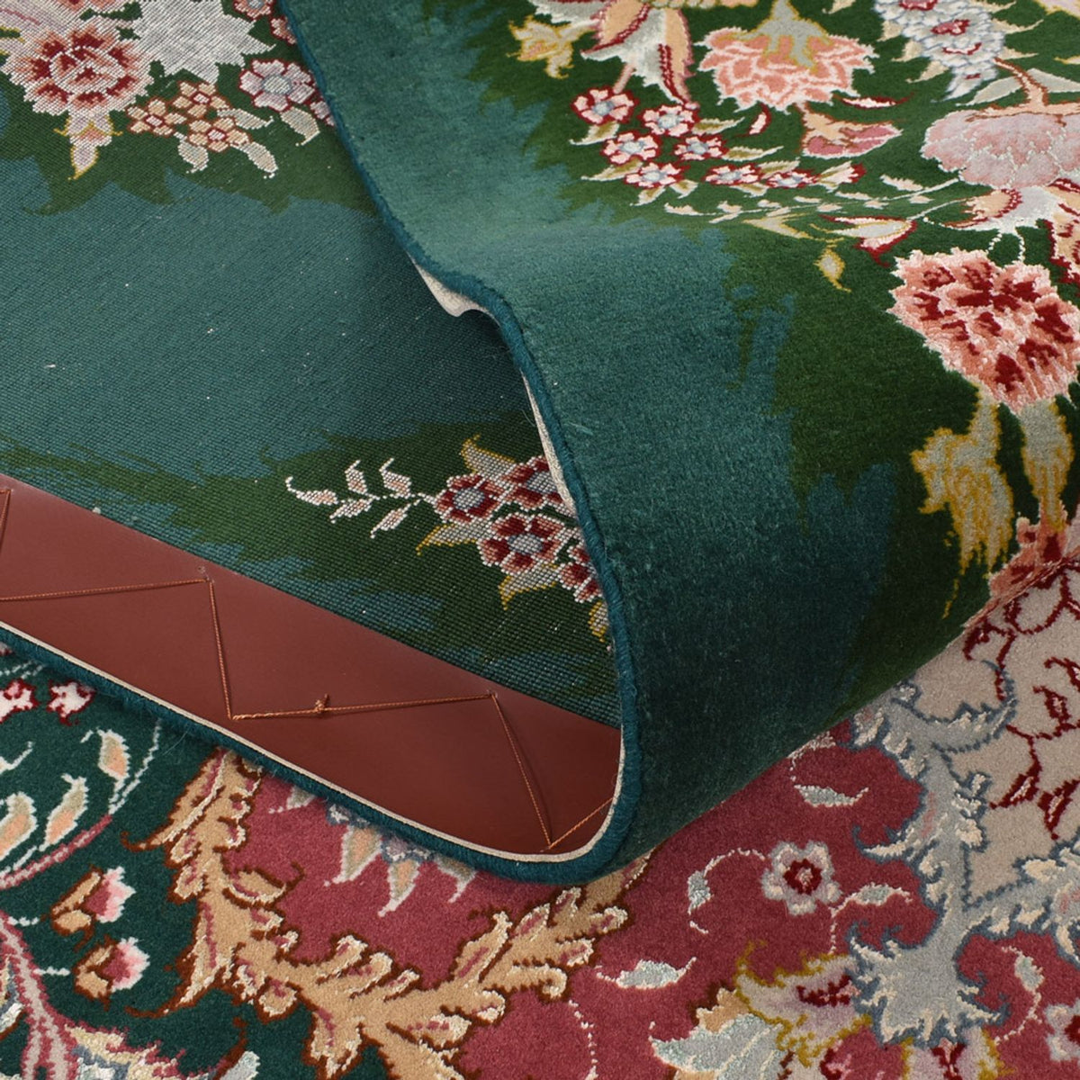 Alfombra Persa - Tabriz - Real - 250 x 200 cm - verde