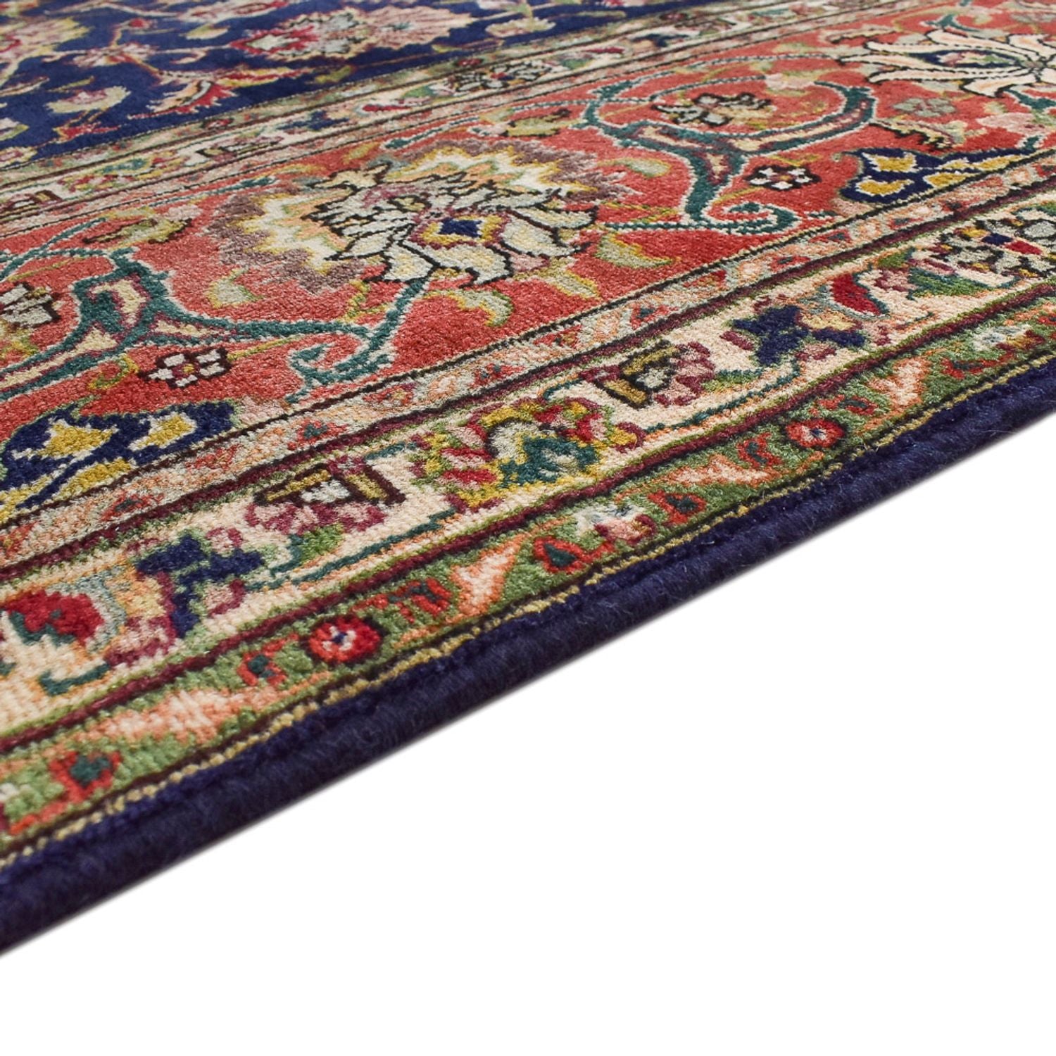 Alfombra Persa - Tabriz - Real - 402 x 303 cm - azul oscuro