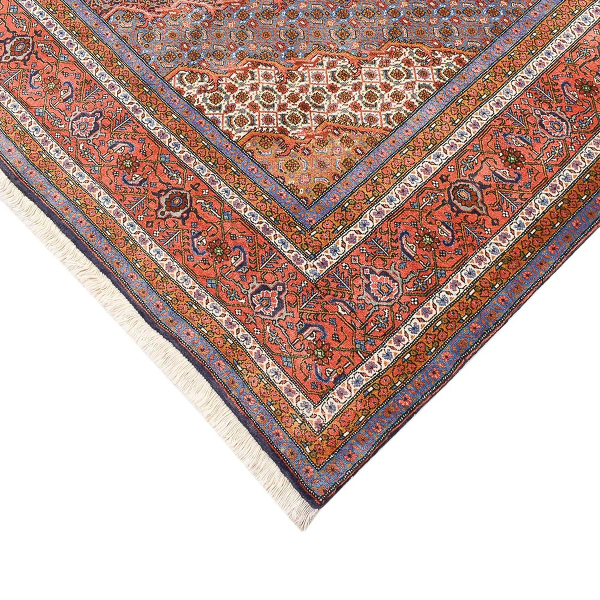 Alfombra Gabbeh - Persa Kashkuli - 304 x 206 cm - rojo oscuro