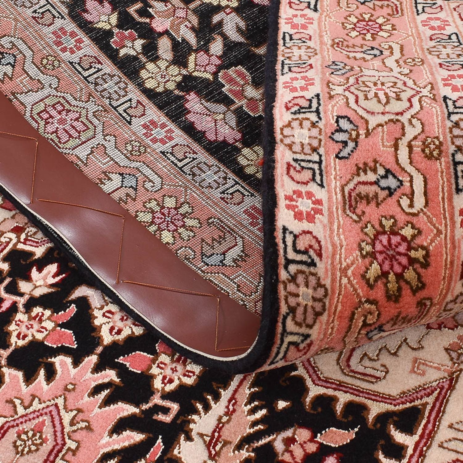 Alfombra de pasillo Alfombra Persa - Tabriz - Prima - 350 x 91 cm - azul oscuro